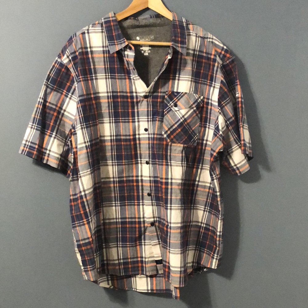 Mens XXLarge Short Sleeve Button Up